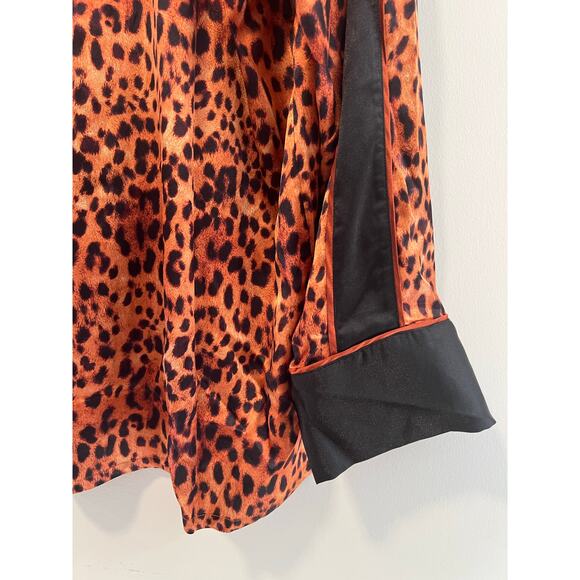 NWT HAH Free People Lanka Leopard Sleepwear Pajamas Set Size XL - Picture 7 of 10